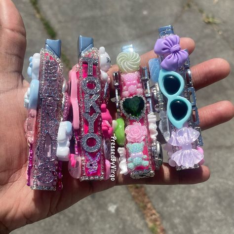 I was speechless 😶 when I received this dm from the QUEEN 👑 @tokyo__vanity 🥹 And to think my version of what a “Junk Lighter” should look like was so corny I definitely had to humble myself and stop sleeping on my creativity! In fact @tokyo__vanity wanted 4 Junk lighters and to surprise her with the last so I made her a custom junk lighter for her son “Ja’BARKus” aka BIG BEIGNET not the little one 🦴🐾💙 Thank you TOK 🙏🏽🥹💕 What a moment to remember 💅💕 All custom IGNIT-HER junk lighters ONLY... Junk Lighter Case, Decorating Lighters, Junk Lighter, Tokyo Vanity, Junk Case, Accessories Board, Surprise Her, A Moment To Remember, Lighter Case