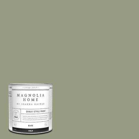 Magnolia Home Magnolia Home by Joanna Gaines Garden Essential Water-based Tintable Chalky Paint (1-quart) in the Craft Paint department at Lowes.com Joanna Gaines Garden, Magnolia Home Paint Colors, Joanna Gaines Paint, Method Soap, Magnolia Homes Paint, Magnolia Paint, Apple Water, Chalky Paint, Cement Pots