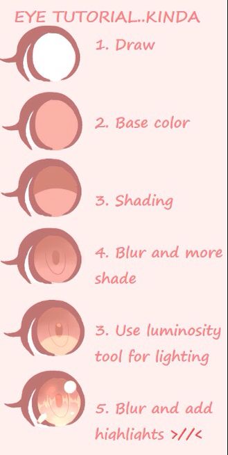 Eye Skin Color Shading, Simple Shading Tutorial, Coloring Eyes Tutorial, How To Shade Faces Digital, Eye Shading Tutorial Digital, Soft Eyes Drawing, How To Color Eyes, How To Shade Eyes, How To Draw Eyes Step By Step