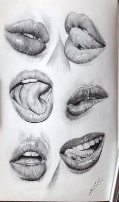 Learn how to draw hyper realistic drawings with step by step easy tutorials by sketch artist. Draw literally anything what you see. Follow for daily creative sketches ideas. Lips drawing poses ideas - How to draw lips step by step tutorial - Easy lip drawing art reference Lips Sketch, Lip Drawing, Mouth Drawing, Portraiture Drawing, Lips Drawing, Guided Drawing, Art Drawings Sketches Creative, Beautiful Drawings, Realistic Drawings