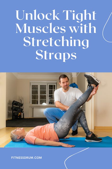 Discover how to unlock tight muscles with stretching straps to feel strong and supple. Recover faster and enjoy better movement with this simple piece of exercise equipment #stretching #homeworkouts #physiotherapy #physicaltherapy #stretch #flexible #tighthamstrings Stretching Strap Exercises, Tight Hamstrings, Nordic Walking, Be Active, Exercise Equipment, Physical Therapy, Active Lifestyle, No Equipment Workout, Stretching