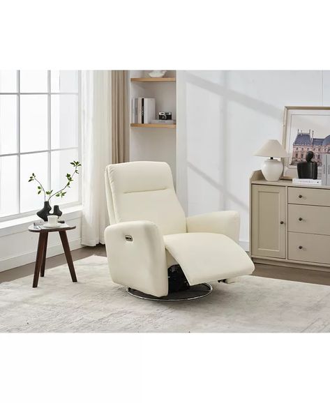 Streamdale Furniture Swivel Glider Recliner Chair, 270 Power Recliner Rocking Chair Nursury Chair for Living Room Bedroom Apartment - Macy's Swivel Glider Recliner, Glider Recliner, Chair For Living Room, Swivel Glider, Power Recliner, Power Recliners, Recliner Chair, Living Room Chairs, Rocking Chair