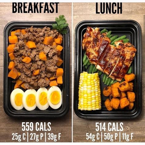 Sweet Potato Breakfast Hash, Sweet Potato Tots, Healthy Weight Gain Foods, Potato Tots, Healthy High Protein Meals, Healthy Lunch Meal Prep, Chicken Sweet Potato, Easy Healthy Meal Prep, Egg Muffins