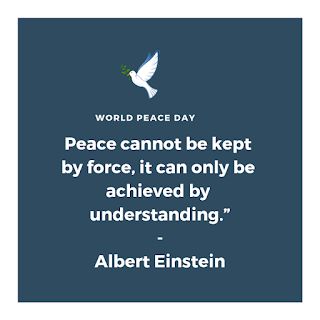 Short world peace quotes Peace Day Quotes, September Message, World Peace Quotes, Educational Thoughts, Peace Slogans, International Peace Day, Peace Messages, Thoughts On Education, Peace Education