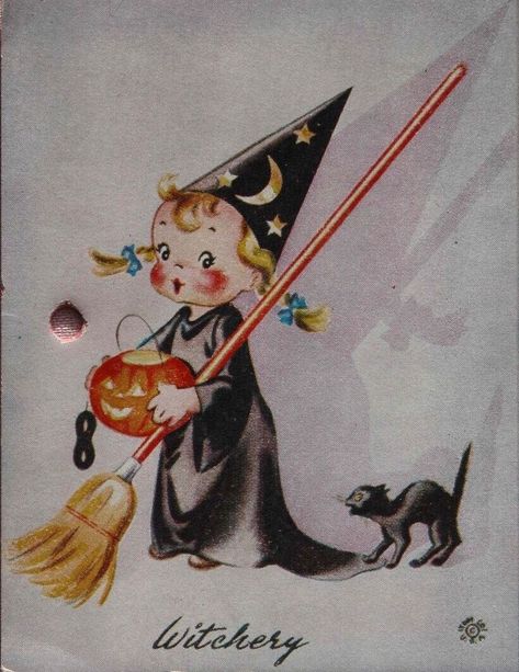 Dental Quiz, Pretty Witch, Card Advertising, Glam Halloween, Vintage Halloween Cards, Everything Christmas, Vintage Halloween Art, Vintage Halloween Images, Halloween Eve