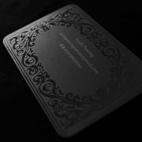 Gothic Business Cards, Black Business Cards, Black Business Card, Dream Business, We Are Love, Black On Black, Black Business, Design Reference, Alchemy