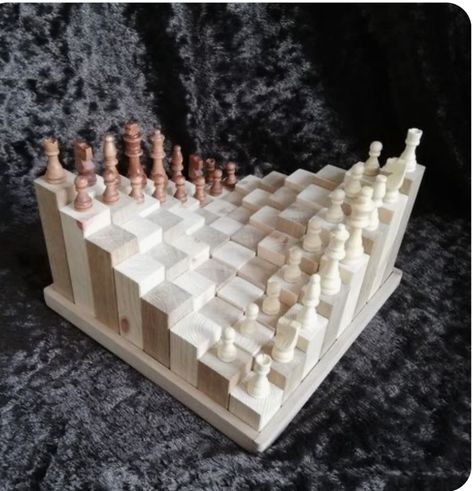 Homemade Chess Set, Chess Set, Chess, Models, Art