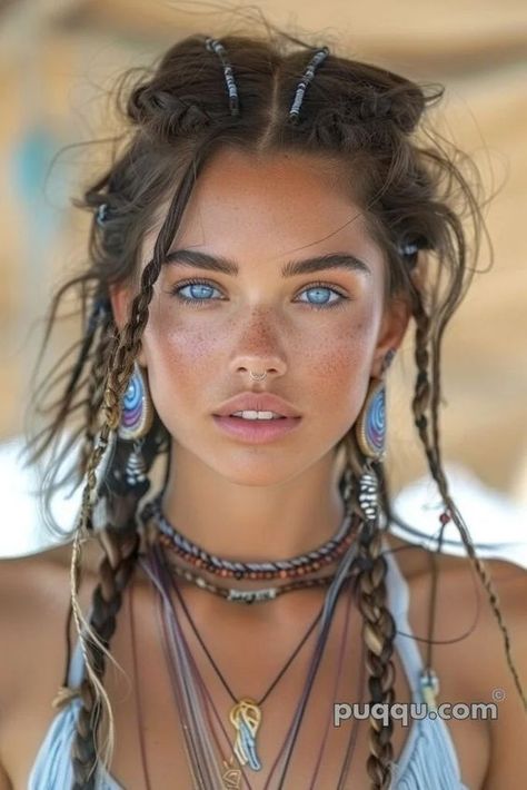 Coachella Hair, Κούρεμα Bob, Festival Make Up, Stile Boho Chic, Fest Outfits, Hippie Hair, Fishtail Braid, Festival Hair, Festival Makeup