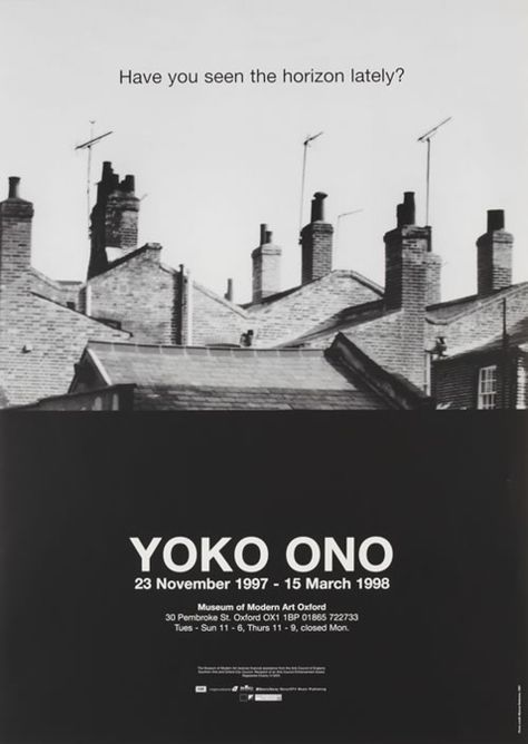 Yoko Ono Food Poetry, Graphic Layout, Exhibition Posters, Poster Photography, Art Exhibition Posters, Museum Poster, Creative Review, Yoko Ono, Photography Exhibition