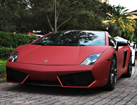 Sexy Lambo color change wrap by Carbon Wraps.  Material Used: 3M 1080 Matte Red Metallic. Car Spray Paint, Matte Cars, Red Lamborghini, Red Motorcycle, Car Paint Colors, Hello Kitty Car, Dream Car Garage, Matte Red, Dream Cars Jeep