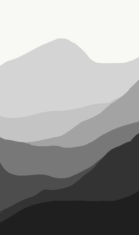 Gray Landscape Aesthetic, Gray Scale Drawing, Grey Scale Drawing, Landscape Art Lessons, Grey And White Wallpaper, Gif File, Grey Wallpaper Iphone, Black Wallpapers, Scale Drawing