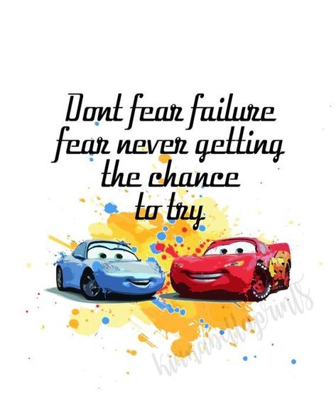 Lightning Mcqueen Quotes, Cars Movie Quotes, Cute Disney Quotes, High School Photos, Car Quotes, Favorite Movie Quotes, Senior Quotes, Cars 3, Wall Decor Quotes