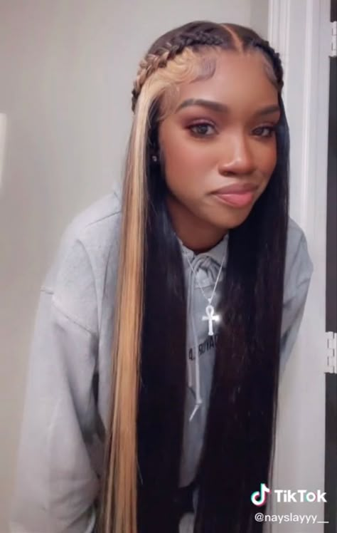 Lace Front With Braids, Lace Front Hairstyles Braids, New Braided Hairstyles 2024, Wig Install With Braids, Braids Quick Weave, Wig With Braid, Wig Install Hairstyles, Cute Wigs, Wigs Braids