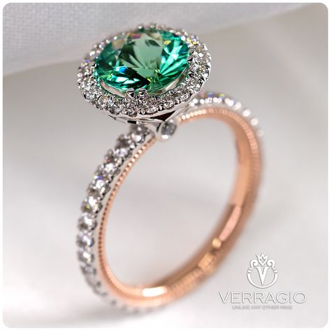 Shop & create your own Verragio engagement ring on our website. Shop a huge variety of rings & colors at www.exceljewellers.com #engagement #diamond #engagementring #ring #jewelry #gold #luxury #beautiful #classy #gift Green Stone Rings, Harry Winston, Wedding Anniversary Rings, Trendy Ring, Classic Engagement Rings, Luxury Rings, Wedding Band Sets, Classic Jewelry, Shop Engagement Rings