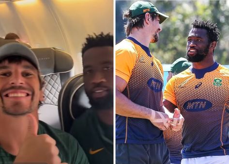 Shots fired? Take a look at this shady exchange between Eben Etzebeth and Springboks captain Siya Kolisi that played out on Instagram... Siya Kolisi Rugby, Springbok Rugby Logo, Eben Etzebeth, Springbokke Rugby, Springboks Rugby, Siya Kolisi, Kaizer Chiefs, Springbok Rugby, Rugby Memes