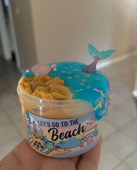 coconut scented butter slime “lets go to the beach” Sushi Slime, Conditioner Slime, Beach Slime, Ocean Slime, Butter Slime Diy, Peachybbies Slime Shops, Diy Slime, Slime, Letting Go