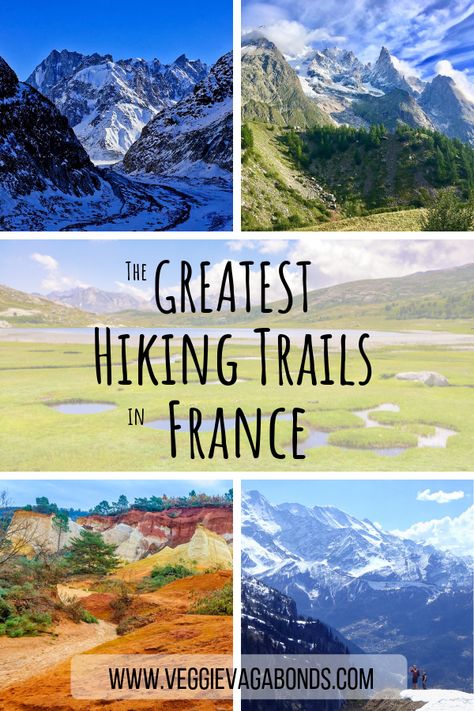 We teamed up with 11 hikers and adventurers to bring you the 11 best hiking trails France has to offer - and, honestly, they're out of this world!  You'll find everything from easy one hour hikes to 900 km expeditions across the whole country, mountain paths to ancient glaciers, historic pilgrimages to hilltop castles and meandering routes crossing alpine national parks and finishing at crystal blue lakes.  Find all the information you need to discover these hikes in this article! France Travel Guide, Hiking Destinations, Go Hiking, Long Walks, Europe Travel Tips, Best Hikes, Pyrenees, Hiking Trip, European Travel