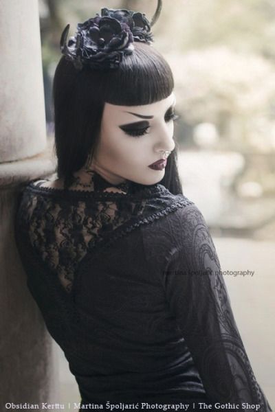 Sevasblog : Things I like: Obsidian Kerttu Gothic Subculture, Goth Love, Gothic Shop, Goth Model, Witch Moon, Gothic Vampire, Gothic Clothes, Goth Makeup, Punk Rave