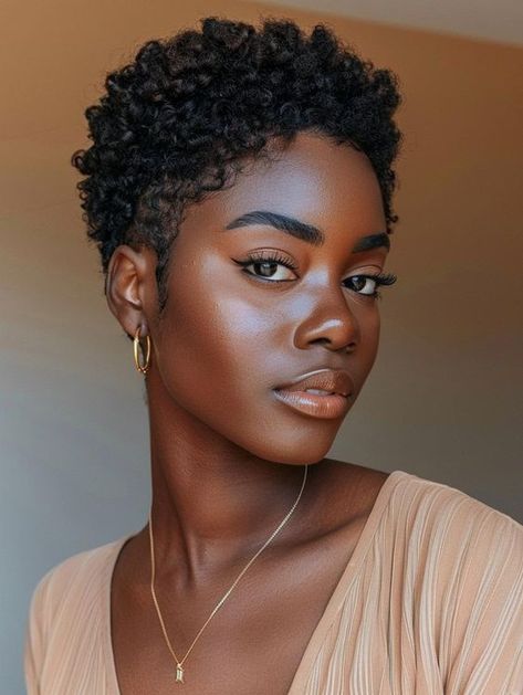 Braided Styles For Short Hair, Short Pin Up Hair, Haïr Cut For Women, Short Pixie Black Women, Short Black Curly Hairstyles, Makeup For Short Hair, Short Hair Styles For Curly Hair, Short Pixie Cut Curly Hair, Natural Pixie Haircut Black Women