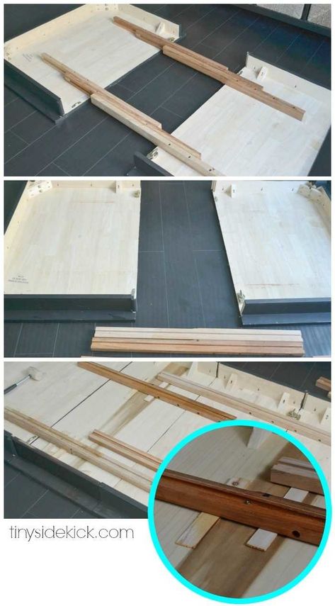 Diy Table Extension Slides, Diy Table Leaf Extension, Diy Expanding Table, Diy Transformer Table, Table Extension Ideas, Expanding Table, Dining Table Plans, Diy Esstisch, Travel Gallery Wall