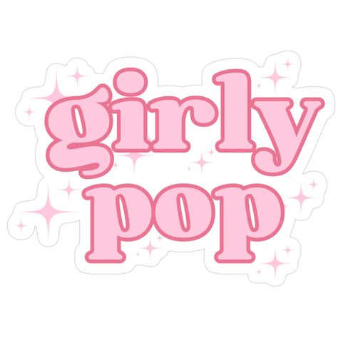 Decorate laptops, Hydro Flasks, cars and more with removable kiss-cut, vinyl decal stickers. Glossy, matte, and transparent options in various sizes. Super durable and water-resistant. Girly Aesthetic Stickers, Girlie Pop Aesthetic, Girly Stickers Aesthetic, Girly Stickers Printable, Sticker Inspo Aesthetic, Pink Stickers Aesthetic Printable, Cool Stickers Aesthetic, Stickers To Print Out, Girlypop Aesthetic