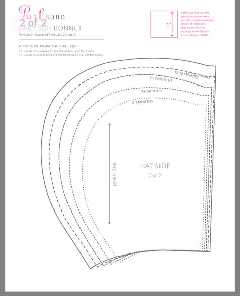 Baby Bonnet Pattern Free, Beading Templates, Perlengkapan Bayi Diy, Baby Sun Bonnet, Baby Bonnet Pattern, Pola Topi, Baby Clothes Patterns Sewing, Bonnet Pattern, Hat Patterns To Sew