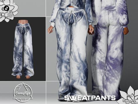 Ts4 Sweatpants, Sims 4 Cc Tracksuit, Sims 4 Sweatpants, Jogging Outfit Women, Sims Aesthetic, Clothes Cc, Jogging Outfit, The Sims 4 Skin, Sims 4 Studio