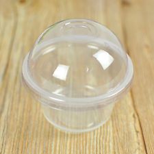 50 Small Clear Plastic Cupcake Pods BPA-Free Containers Fits Toppers Plastic Cupcake Containers, Coffee Food Truck, Mothers Day Cards Craft, Biscuits Packaging, Cupcake Container, Bowling Birthday Party, Winter Wonderland Decorations, Baby Shower Favours, Cookie Container