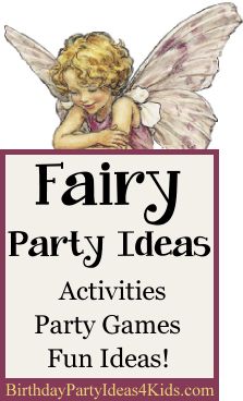 Fairy Birthday Party Ideas!  Fun ideas for Fairy themed party games, activities, crafts, decorations, invitations and more!  https://birthdaypartyideas4kids.com/fairy-party-ideas.htm #fairy #party #birthday #girls #games Fairy Party Ideas, Fairy Birthday Party Ideas, Gardening Veggies, Fairy Games, Garden Party Games, Fairy Theme Party, Fairy Garden Birthday Party, Fairy Tea Parties, Tinkerbell Party