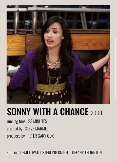 Jessica Soho, Tiffany Thornton, Sunny With A Chance, Sterling Knight, Sonny With A Chance, Tv Posters, Posters Minimalist, Movie Ideas, Disney Theme Party