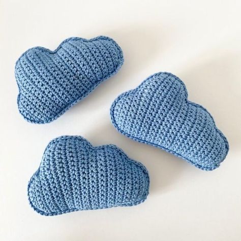 Amigurumi Cloud Crochet Pattern – Amigurumi Free Crochet Cloud Pattern, Cloud Amigurumi Free Pattern, Crochet Cloud Pattern Free, Amigurumi Cloud, Cloud Crochet Pattern, Cloud Crochet, Cute Crochet Patterns, Amigurumi Projects, Crochet Baby Mobiles