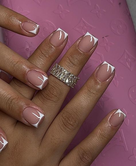 Short Frenchies, Natrual Nails, Gel Overlay Nails, Pink Toe Nails, Natural Nails Manicure, Solar Nails, Overlay Nails, Super Cute Nails, Hard Nails