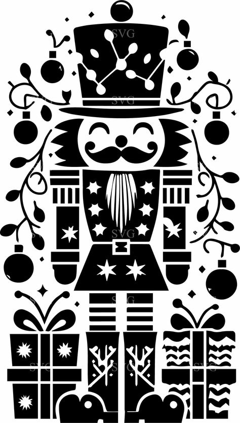 Nutcracker Drawing, Nutcracker Svg, Bridal Invitations, Holiday Theme, 3d Christmas, Handmade Artwork, Layer Design, Svg For Cricut, Holiday Themes