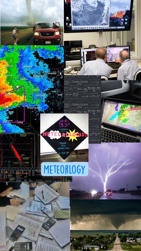 #meteorology #meteorologist #weather #calculus #physics Meteorology Aesthetic, College Vision Board, Weather Science, My Future Job, Storm Chasing, Job 3, Physics And Mathematics, Future Jobs, College Study