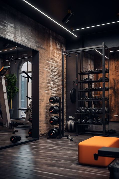 gym room gym interior gym interior design ideas gym design interior Commercial Gym Design, Spa Hammam, Luxury Home Gym, Home Gym Inspiration, Home Gym Setup, Industrial Style Home, Gym Setup, Gym Room At Home, Gym Interior