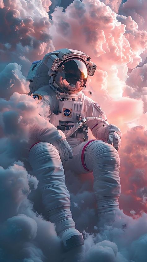 Space Art Gallery, Aesthetic Motivation, Space Man, Iphone Dynamic Wallpaper, Astronaut Wallpaper, Space Phone Wallpaper, Astronaut Art, Space Artwork, Pop Art Wallpaper