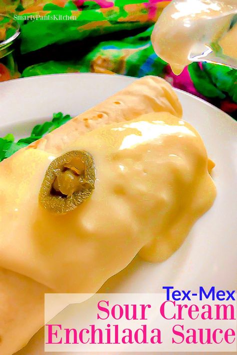 Queso Sauce For Enchiladas, Sauce For Tamales Easy, Mexican Sauces For Tacos, Cream Sauce For Enchiladas, Tamale Sauce Recipe Easy, Sour Cream Sauce For Enchiladas, Cheese Sauce For Burritos, Sauce For Tamales, Sauce For Enchiladas