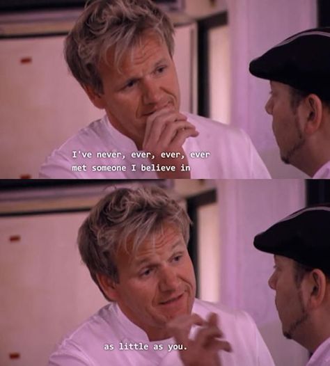 13 Of Gordon Ramsey's Most Intense InsultsDelish Gordon Ramsay Quotes, Gorden Ramsey, Gordon Ramsay Funny, Chef Ramsey, Lamb Sauce, Sarcastic People, Humorous Sayings, Chef Gordon, Chef Gordon Ramsay