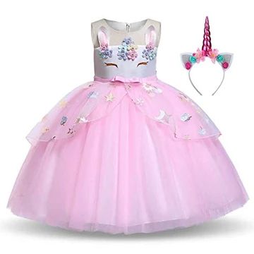 Unicorn Fancy Dress | Children's Party Dress Up | Buy Online – All Things Unicorn Unicorn Dresses For Kids, Unicorn Fancy Dress, Pink Unicorn Costume, Fancy Party Outfit, Girl Unicorn Costume, Princess Fancy Dress, Fancy Dress Halloween Costumes, Rainbow Headband, Baby Party Dress