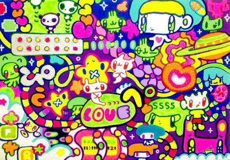 Scene Culture, Superflat, Note Doodles, Pc Wallpaper, Tibetan Art, Pretty Wallpaper Iphone, Phone Themes, What’s Going On, Pretty Art