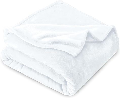 Amazon.com: Bare Home Fleece Blanket - Twin/Twin Extra Long Blanket - White - Lightweight Blanket for Bed, Sofa, Couch, Camping, and Travel - Microplush - Ultra Soft Warm Blanket (Twin/Twin XL, White) : Home & Kitchen Blanket For Bed, Wedding Slippers, Queen Blanket, Warm Bed, Bed Throw, Twin Blanket, Bed Throw Blanket, Lightweight Blanket, Warm Blanket