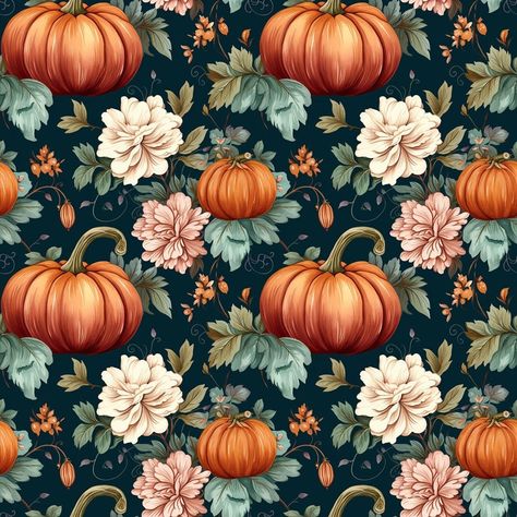 The Elegant Pumpkin & Floral Fabric  is a part of the Fall and Autumn Fabric Collection printed by Sew Creative Fabrics. Digitally Printed on  100% cotton and measures 43-45" wide. Sew Creative Fabrics  prints are only available through Sewing Parts Online , not sold in stores or anywhere else online.   * Proudly   Manufactured  in Dickson, Tennessee USA! *   * Even though we do our best to make certain that the colors in our fabric photographs are accurate, please be aware that your display scr Dickson Tennessee, Elegant Pumpkins, Autumn Fabric, Digital Print Fabric, Color Inspo, Display Screen, Pigment Ink, Digital Wallpaper, Textile Prints