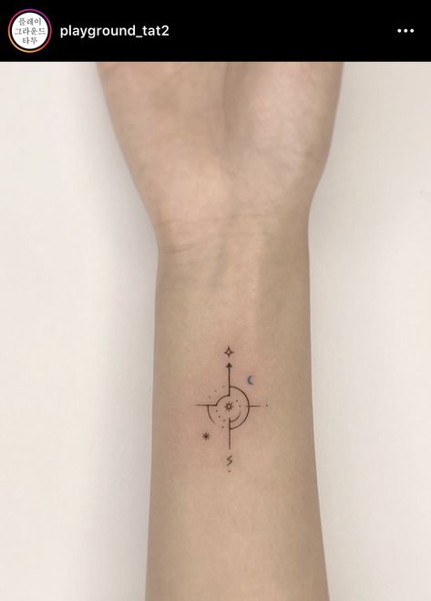 Compass Tattoo Minimalist, Plane Tattoos, Geometric Compass Tattoo, Feminine Compass Tattoo, Small Compass Tattoo, Meaningful Wrist Tattoos, Celestial Tattoo, Simple Tattoos For Women, Ankle Tattoos For Women