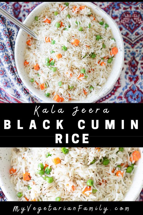 Black Cumin Seed Recipes, Cumin Rice Recipe, Cumin Rice, Cumin Recipes, Flavorful Rice, Vegan Indian Recipes, Black Cumin, Jeera Rice, Indian Rice