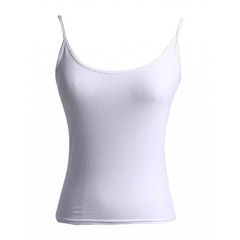 Choies White Tight Basic Cami Top ($16) ❤ liked on Polyvore featuring tops, white, white cami, white cami top, white camisole top, white singlet and white cami tank top White Camisole Top, Luxury Tops, White Singlet, White Cami Tops, White Cami, Future Outfit, Tank Top Camisole, Basic Outfits, White Tank Top