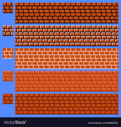 Brick Vector, Graphic Design Portfolio Layout, Brick Art, Portfolio Layout, Tiles Texture, Red Moon, Graphic Design Portfolio, Brick Wall, Blue Background