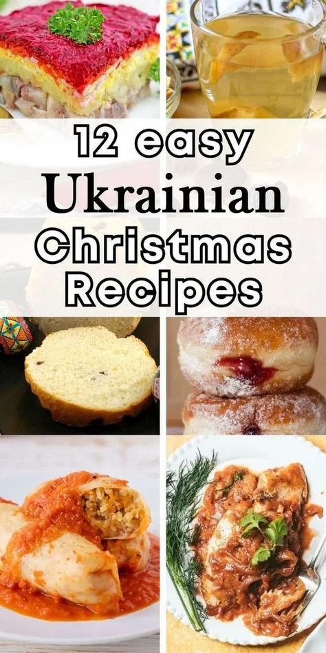 Traditional Ukrainian Christmas Foods: Celebrating with Flavor and Heritage Russian Christmas Food, Julian Calendar, Traditional Christmas Dinner, Ukrainian Christmas, International Christmas, January 7th, Christmas Eve Dinner, Christmas Foods, Ukrainian Recipes