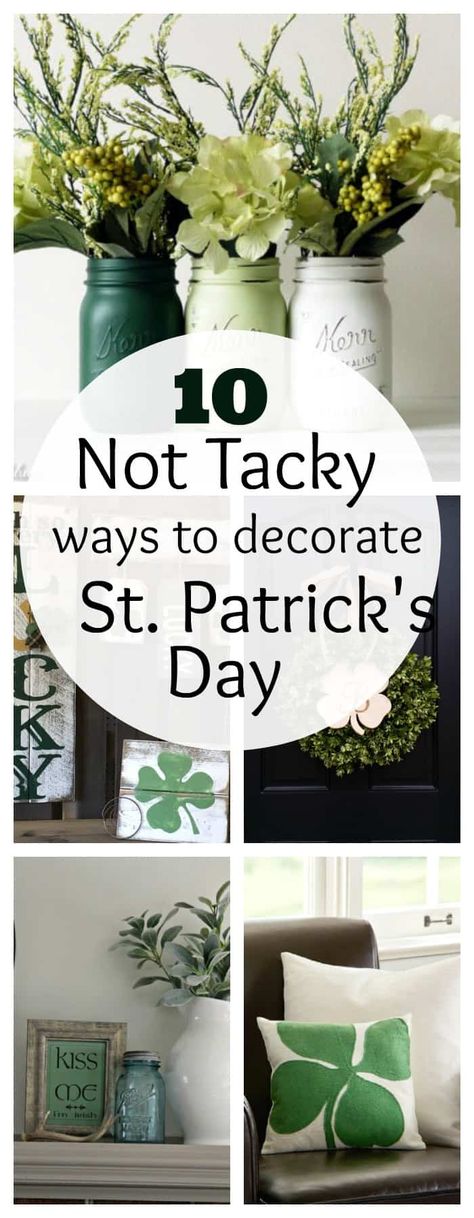 St Patricks Decorations, St Patric, St. Patrick’s Day, St Patrick's Day Decorations, Organized Mom, Saint Patties, St Patrick's Day Crafts, St Pats, St. Patricks Day