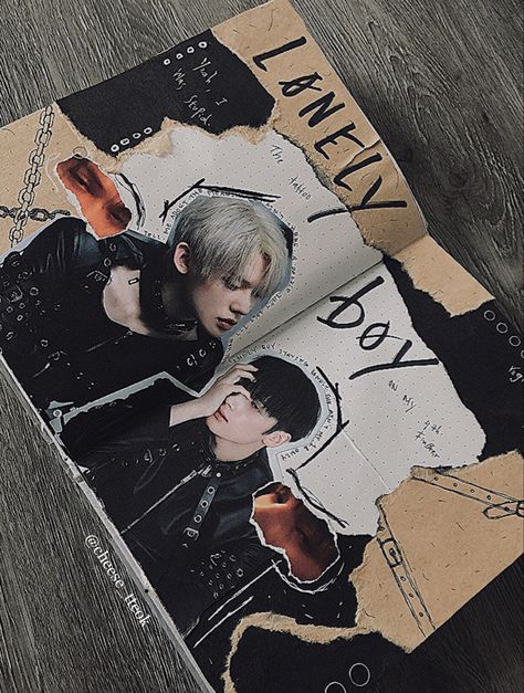 Txt Scrapbook Ideas, Txt Journal Ideas, Txt Scrapbook, Kpop Scrapbook Ideas, Yeonjun And Hueningkai, Txt Journal, Kpop Collage Journal, Kpop Journal Ideas, Kpop Journal Aesthetic