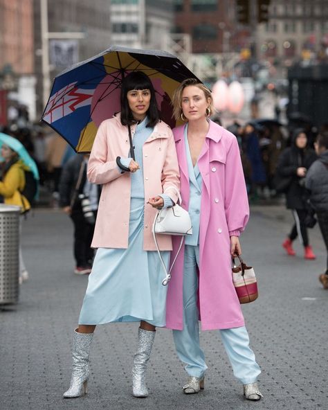 Live From New York, It's Fashion Week Street Style!+#refinery29 Street Style New York, Preppy Mode, Street Style Fall Winter, Giovanna Battaglia, New York Street Style, Cool Girl Style, New York Fashion Week Street Style, Stylish Jumpsuit, Anna Dello Russo